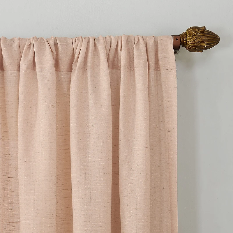 No 918 Amalfi Rod Pocket Sheer Single Curtain Panel