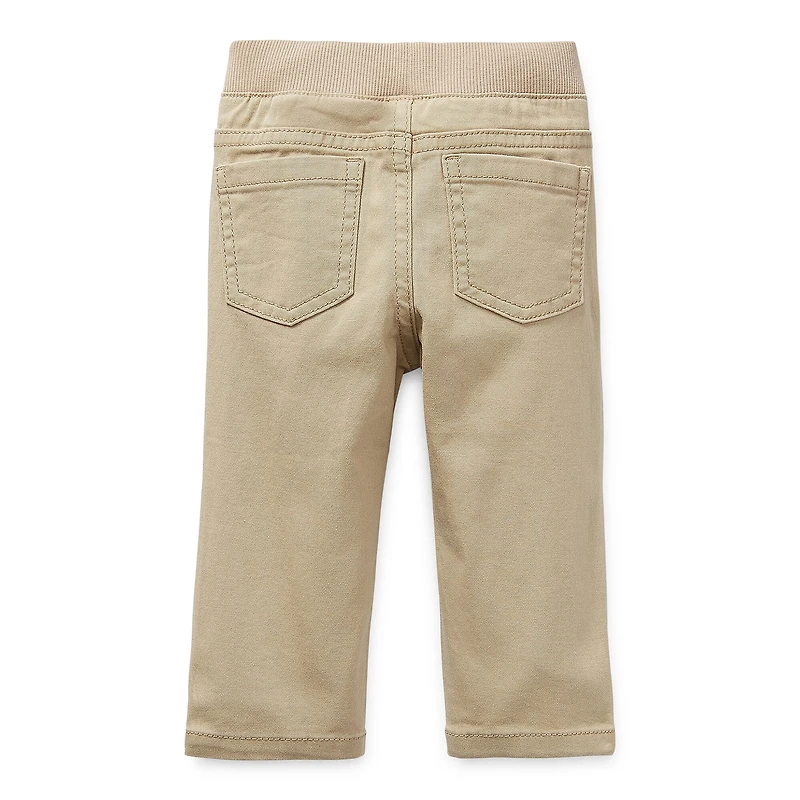 Okie Dokie Baby Boys Straight Original Fit Pull-On Pant
