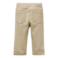 Okie Dokie Baby Boys Straight Original Fit Pull-On Pant