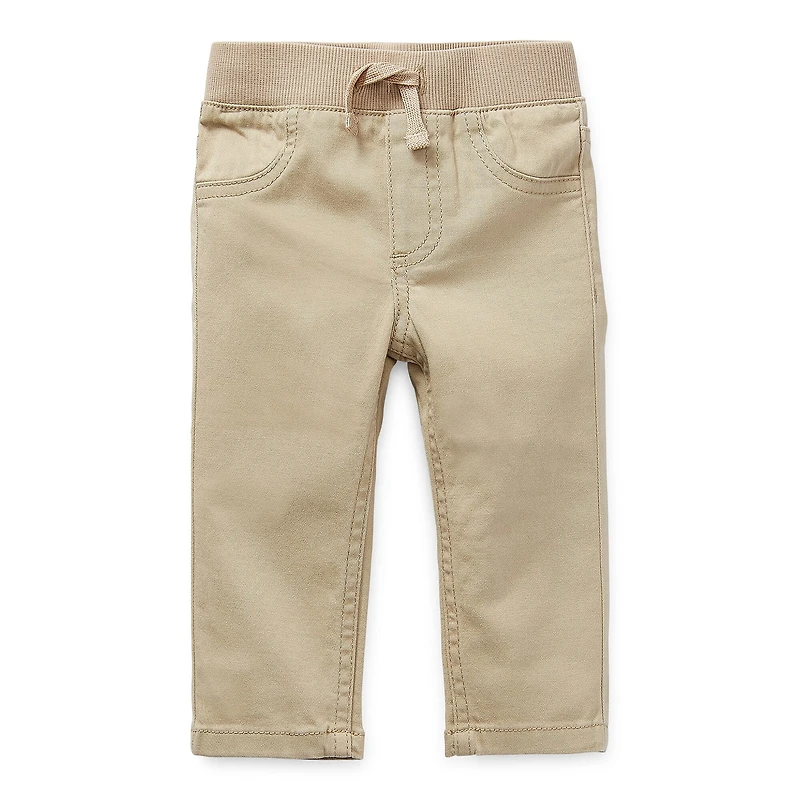 Okie Dokie Baby Boys Straight Original Fit Pull-On Pant