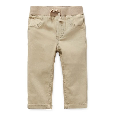 Okie Dokie Baby Boys Straight Original Fit Pull-On Pant