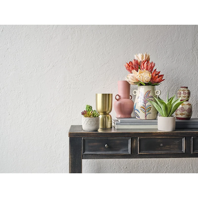 Distant Lands 12" Pink Vase