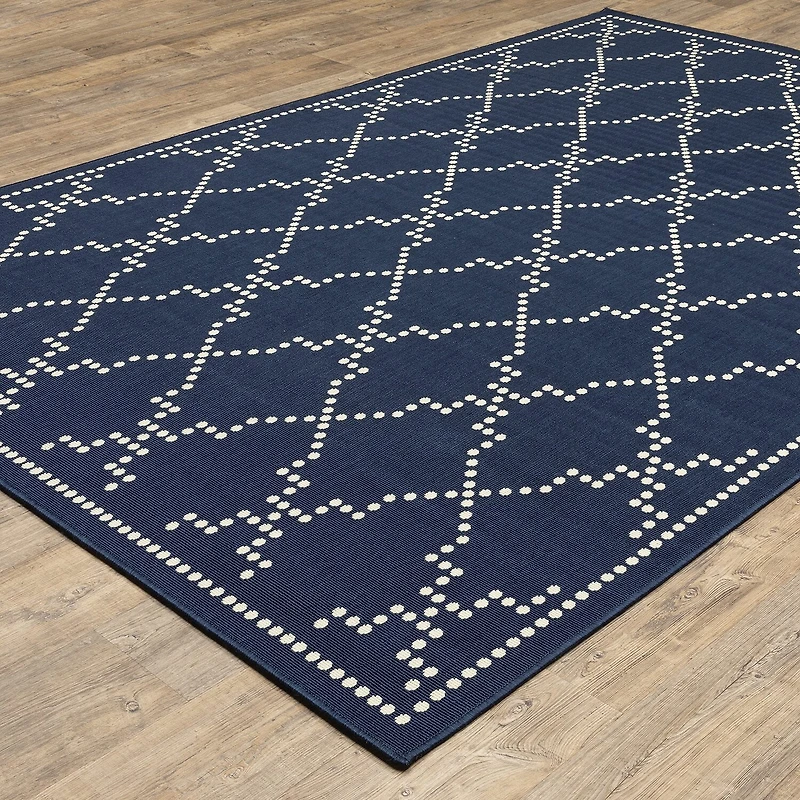 Covington Home Martinique Trellis Indoor Outdoor Rectangular Accent Rug