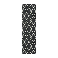 Covington Home Martinique Intricate Trellis 2'3"X7'6" Indoor Outdoor Rectangular Runner