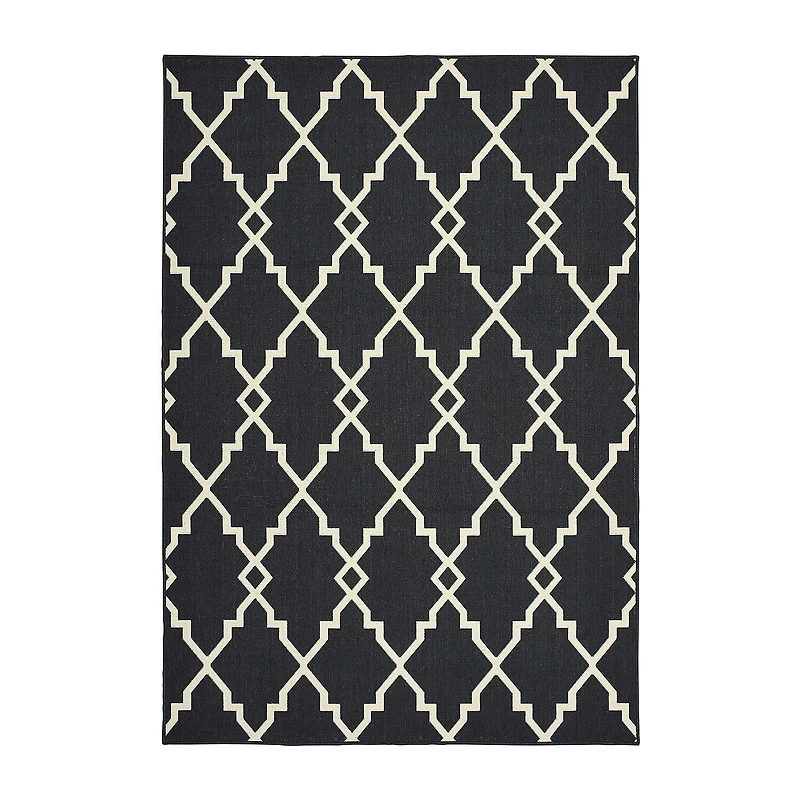 Covington Home Martinique Intricate Trellis Indoor Outdoor Rectangular Area Rug