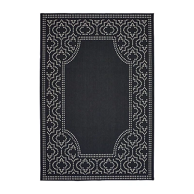 Covington Home Martinique Bordered Indoor Outdoor Rectangular Area Rug