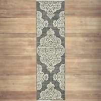 Covington Home Martinique Center 2'3"X7'6" Medallion Indoor Outdoor Rectangular Runner