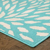 Covington Home Marquesas Blooms Indoor Outdoor Rectangular Acccent Rug