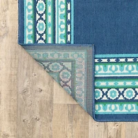Covington Home Marquesas Border Indoor Outdoor Rectangular Accent Rug