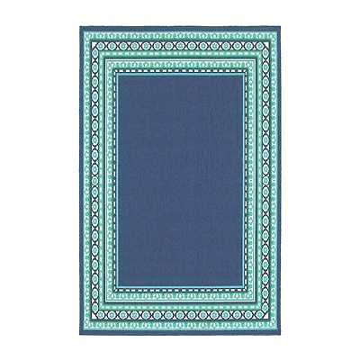 Covington Home Marquesas Border Indoor Outdoor Rectangular Accent Rug
