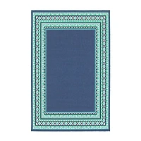 Covington Home Marquesas Border Indoor Outdoor Rectangular Accent Rug