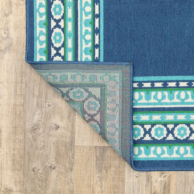 Covington Home Marquesas Border Indoor Outdoor Rectangular Area Rug