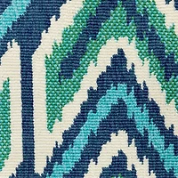 Covington Home Marquesas Diamond Ikat 2'3"X7'6" Indoor Outdoor Rectangular Runner