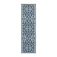 Covington Home Marquesas Intricate Trellis 2'3"X7'6" Indoor Outdoor Rectangular Runner