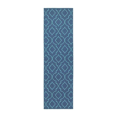 Covington Home Marquesas Morrocan Trellis 2'3"X7'6" Indoor Outdoor Rectangular Runner