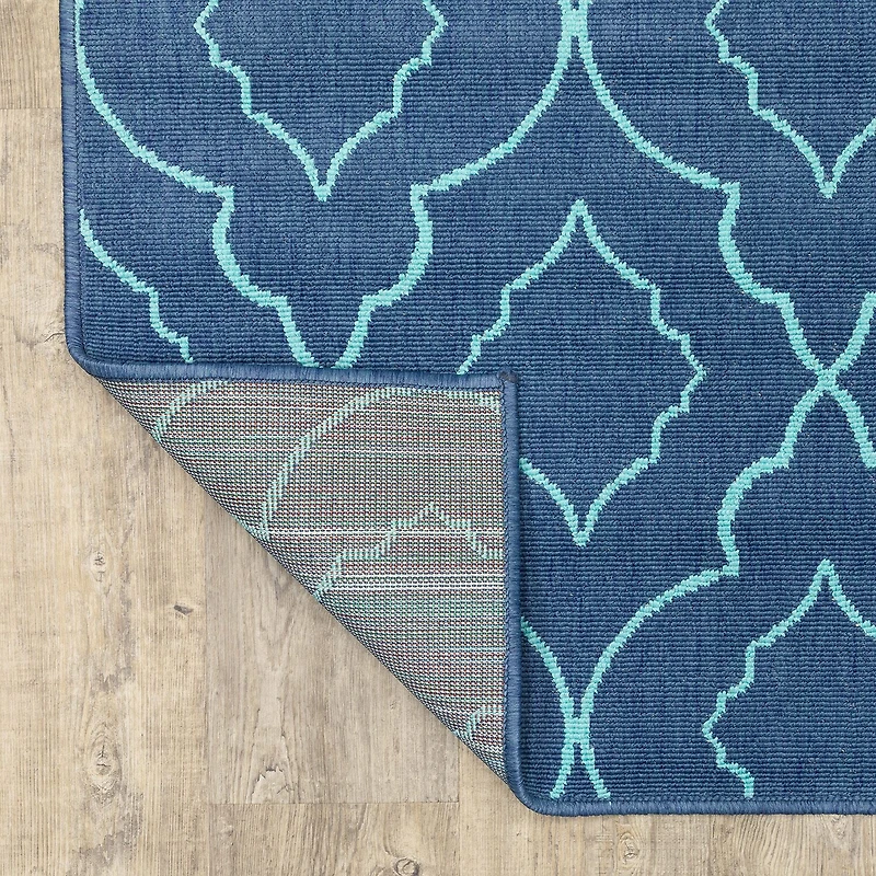 Covington Home Marquesas Morrocan Trellis Indoor Outdoor Rectangular Accent Rug