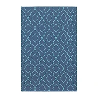 Covington Home Marquesas Morrocan Trellis Indoor Outdoor Rectangular Accent Rug