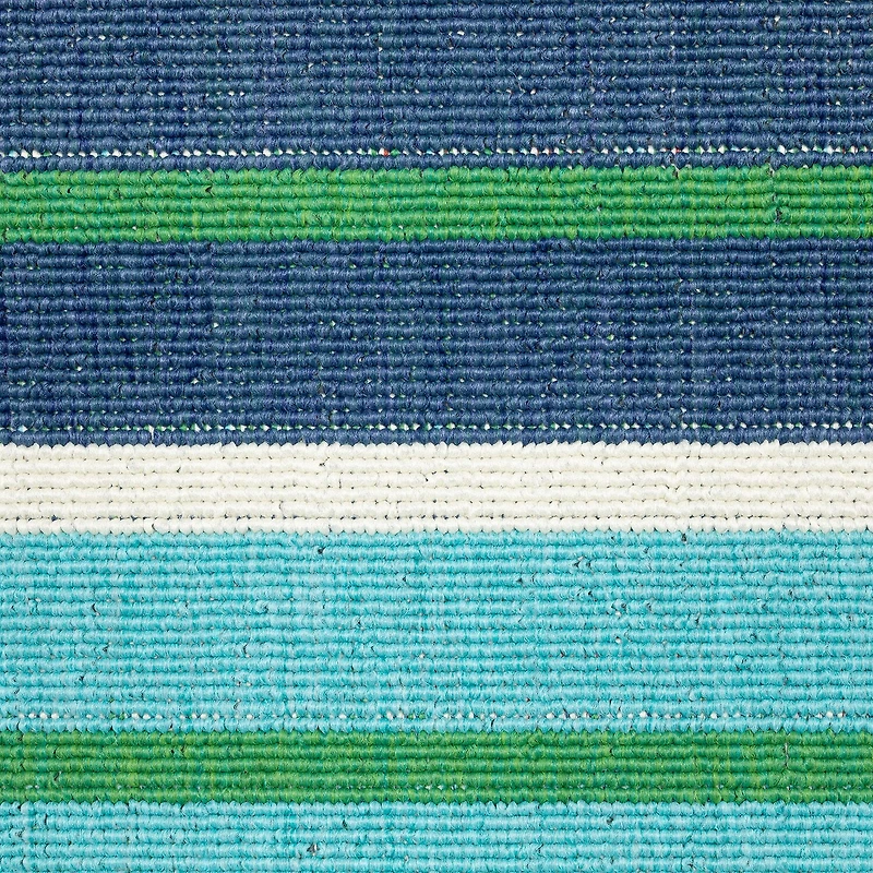 Covington Home Marquesas Multi Stripe 2'3"X7'6" Indoor Outdoor Rectangular Runner