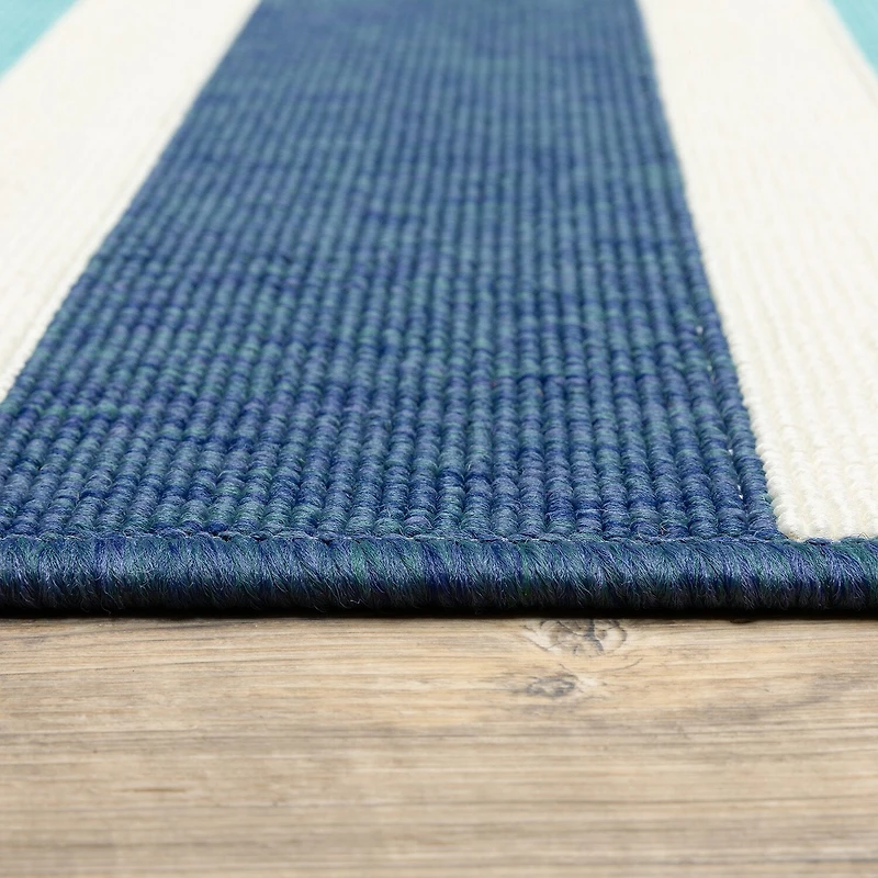 Covington Home Marquesas Striped Indoor Outdoor Rectangular Accent Rug