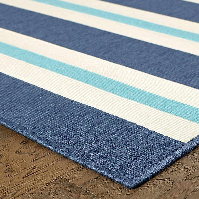 Covington Home Marquesas Striped Indoor Outdoor Rectangular Accent Rug