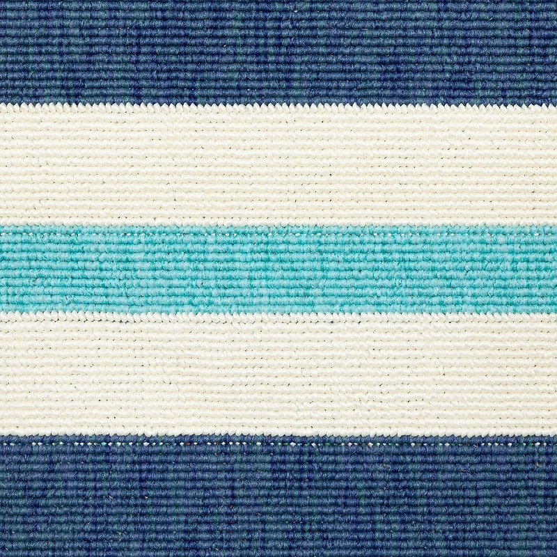 Covington Home Marquesas Striped 7'10"X7'10" Indoor Outdoor Round Area Rug