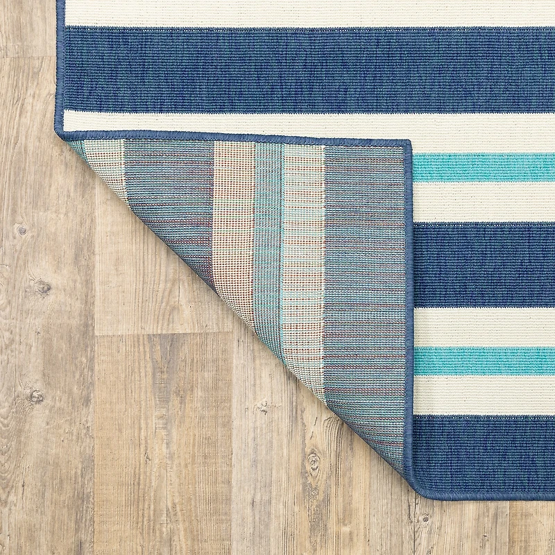 Covington Home Marquesas Striped Indoor Outdoor Rectangular Area Rug
