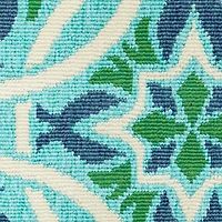 Covington Home Marquesas Floral Trellis 2'3"X7'6" Indoor Outdoor Rectangular Runner