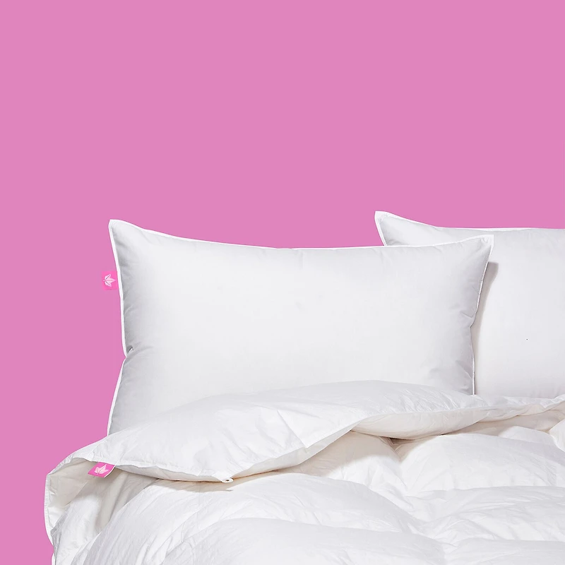 Canadian Down & Feather Company 2 Pack Medium Density Bed Pillow