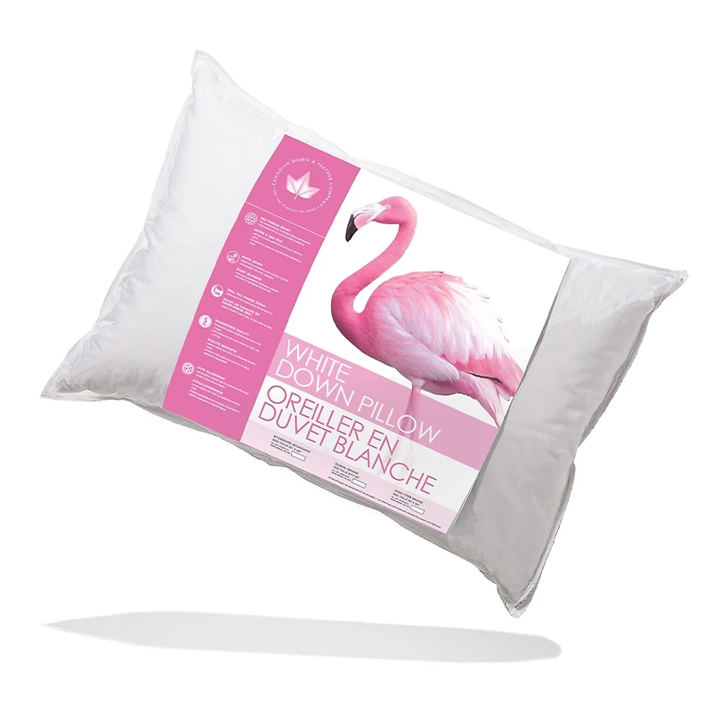 Canadian Down & Feather Company 2 Pack Medium Density Bed Pillow