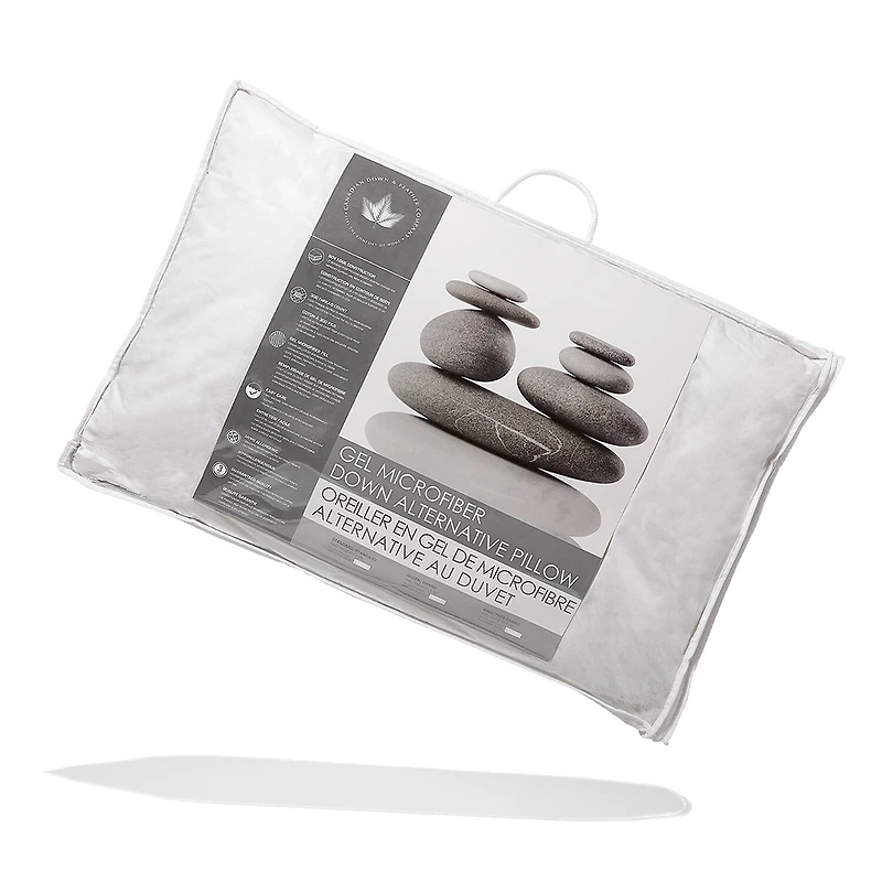 Canadian Down & Feather Company Alternative 2 Pack Medium Density Bed Pillow
