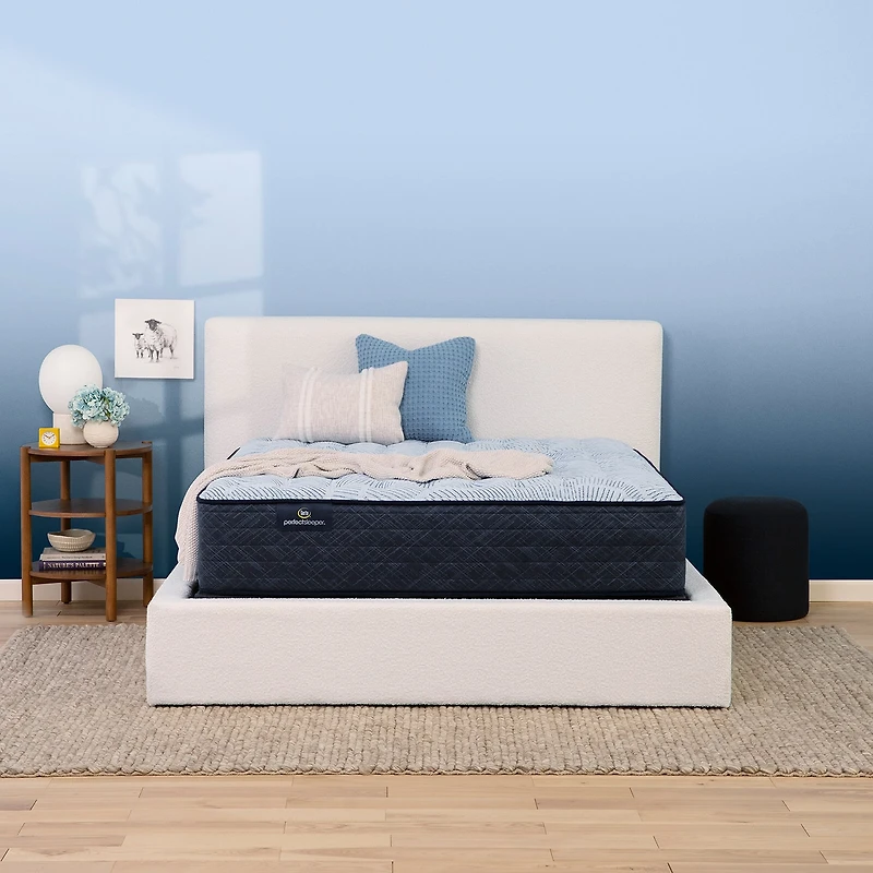 Serta Perfect Sleeper Blue Lagoon Nights 13.5" Medium Tight Top - Mattress Only