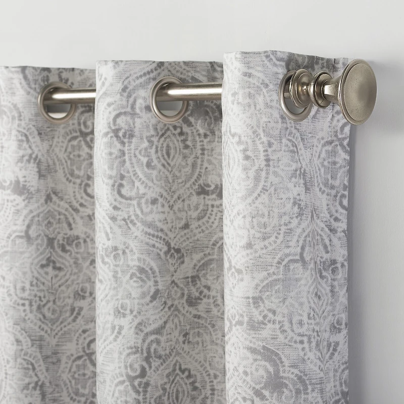 No 918 Kenji Grommet Top Energy Saving Sheer Single Curtain Panel