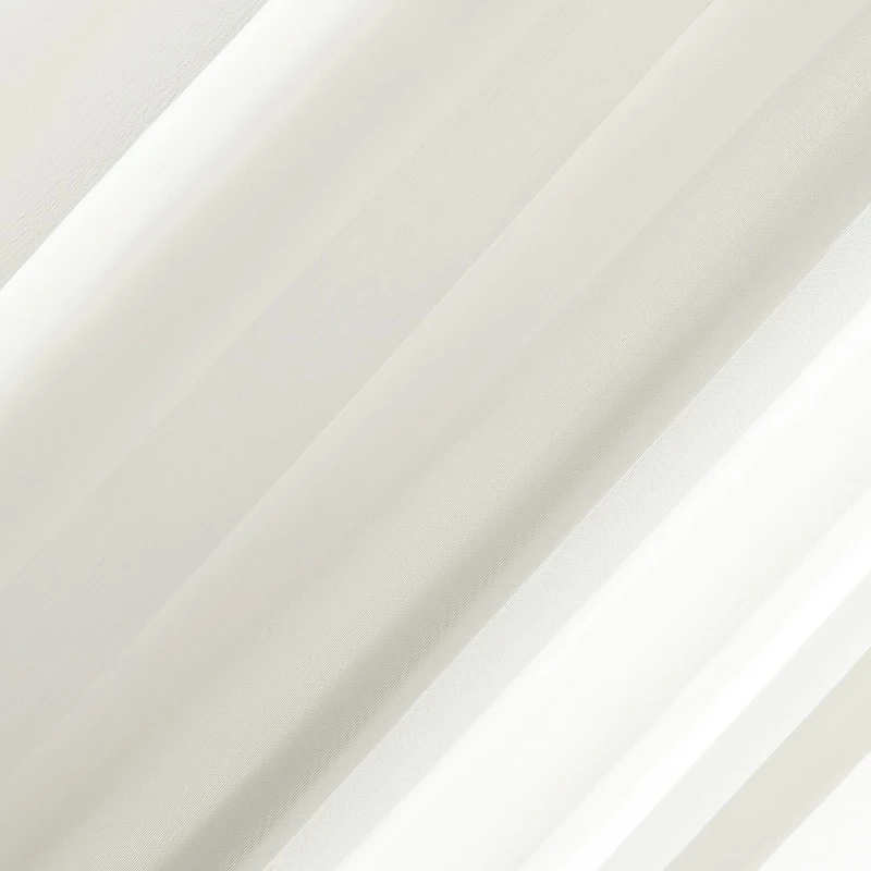 No 918 Mallory Rod Pocket Sheer Single Curtain Panel