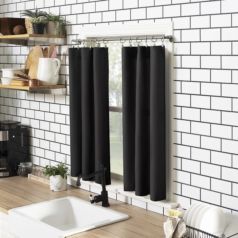No 918 Martine 3-pc. Rod Pocket Window Tier