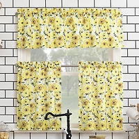 No 918 Sunny 2-pc. Rod Pocket Window Tier