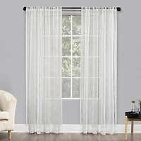 No 918 Tamaryn Rod Pocket Sheer Single Curtain Panel