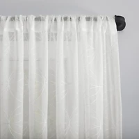 No 918 Tamaryn Rod Pocket Sheer Single Curtain Panel