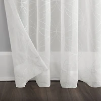 No 918 Tamaryn Rod Pocket Sheer Single Curtain Panel