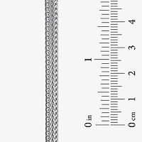 Made in Italy Unisex Adult Sterling Silver 8 1/2 Inch Solid Link Chain Bracelet