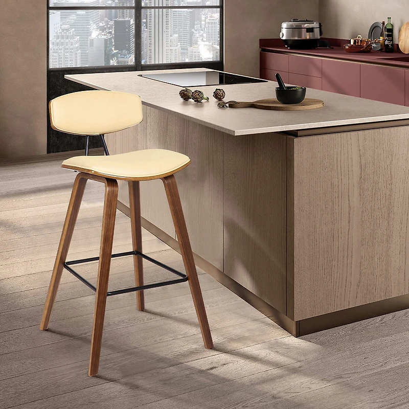 Fox 25.5" Counter Height Upholstered Bar Stool