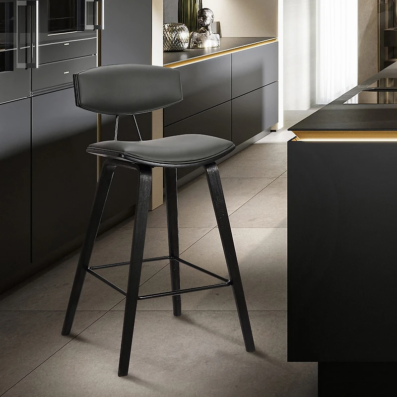 Fox 25.5" Counter Height Upholstered Bar Stool