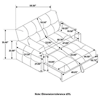Cotswold Track-Arm Sleeper Sofa