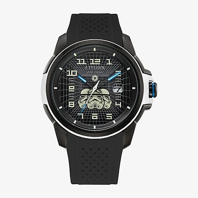 Citizen Star Wars Mens Black Strap Watch Aw1659-00w