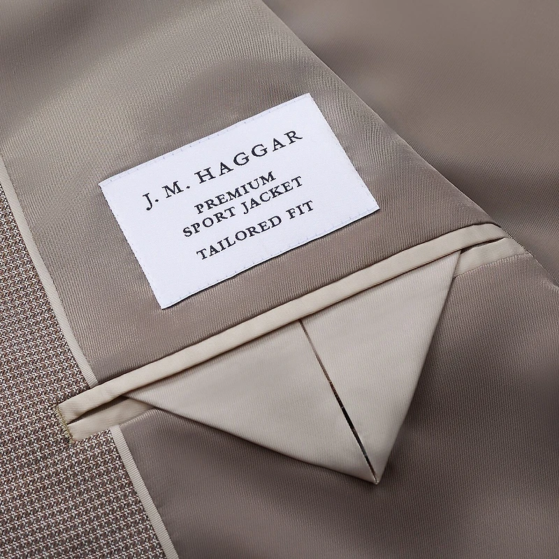 Haggar JMH Tailored Mini Dobby Mens Stretch Fabric Modern Fit Sport Coat