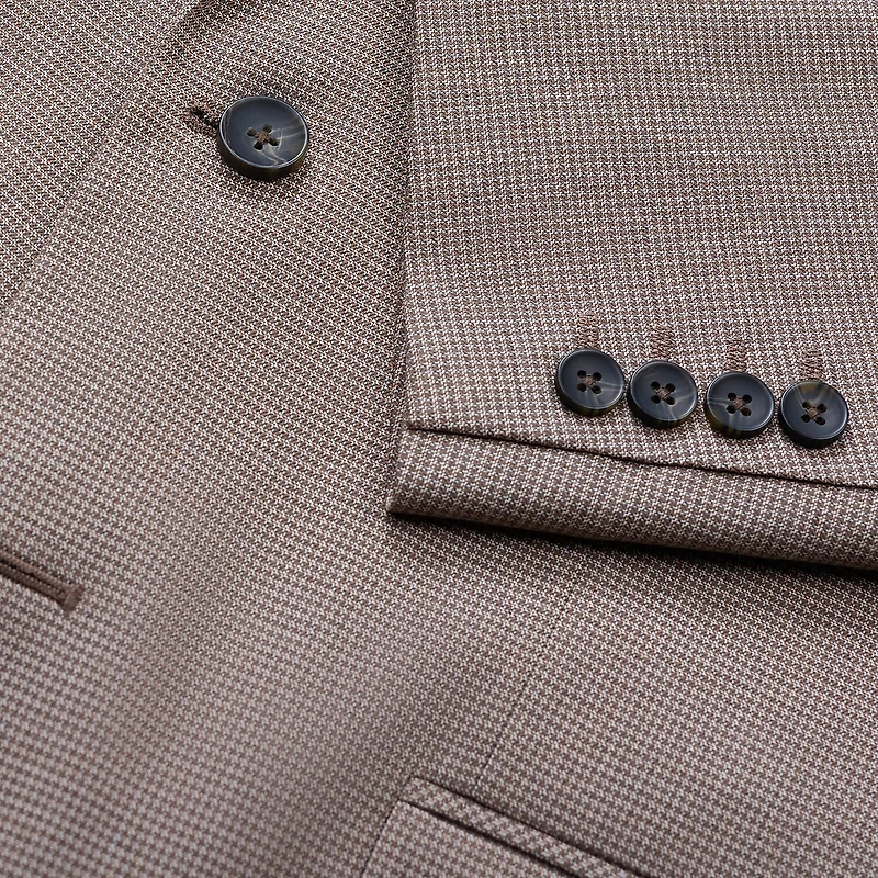 Haggar JMH Tailored Mini Dobby Mens Stretch Fabric Modern Fit Sport Coat