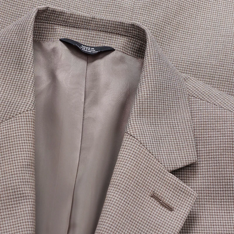 Haggar JMH Tailored Mini Dobby Mens Stretch Fabric Modern Fit Sport Coat