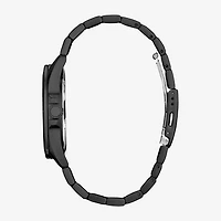 Citizen Quartz Mens Black Stainless Steel Bracelet Watch Bi5055-51e