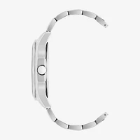 Armitron Mens Silver Tone Stainless Steel Bracelet Watch 20-5634gysv