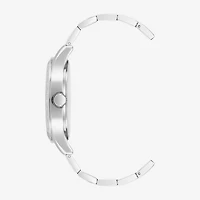 Armitron Mens Silver Tone Stainless Steel Bracelet Watch 20-5174lbsv