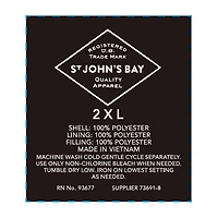 St. John's Bay Mens Midweight Big and Tall Jacket